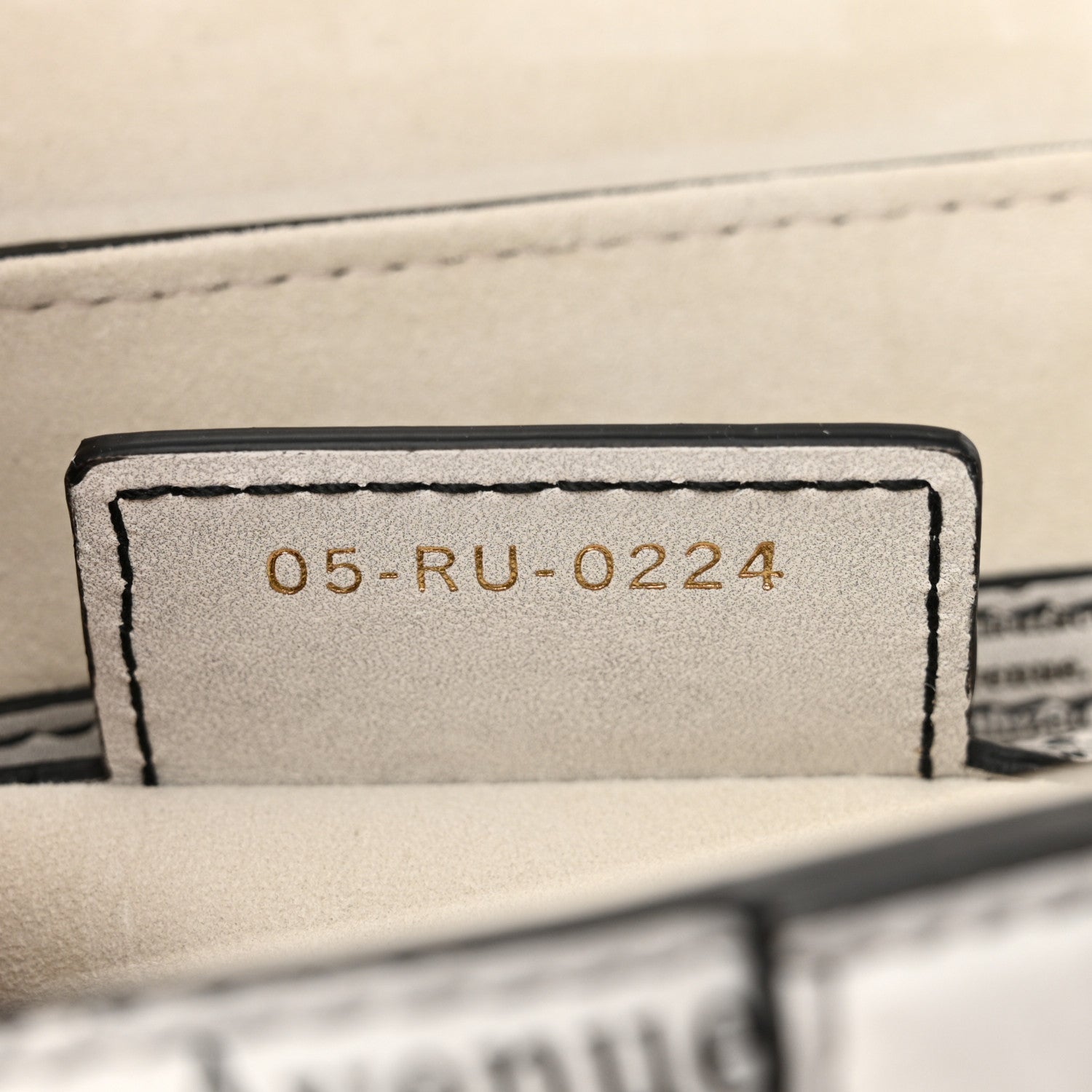 Christian Dior Calfskin Newspaper Printed Saddle Bag With Strap Black White 5 of 13