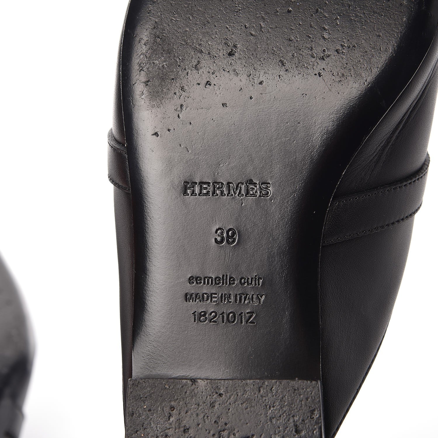Hermes Calfskin Oz Mules 39 Black 8 of 13