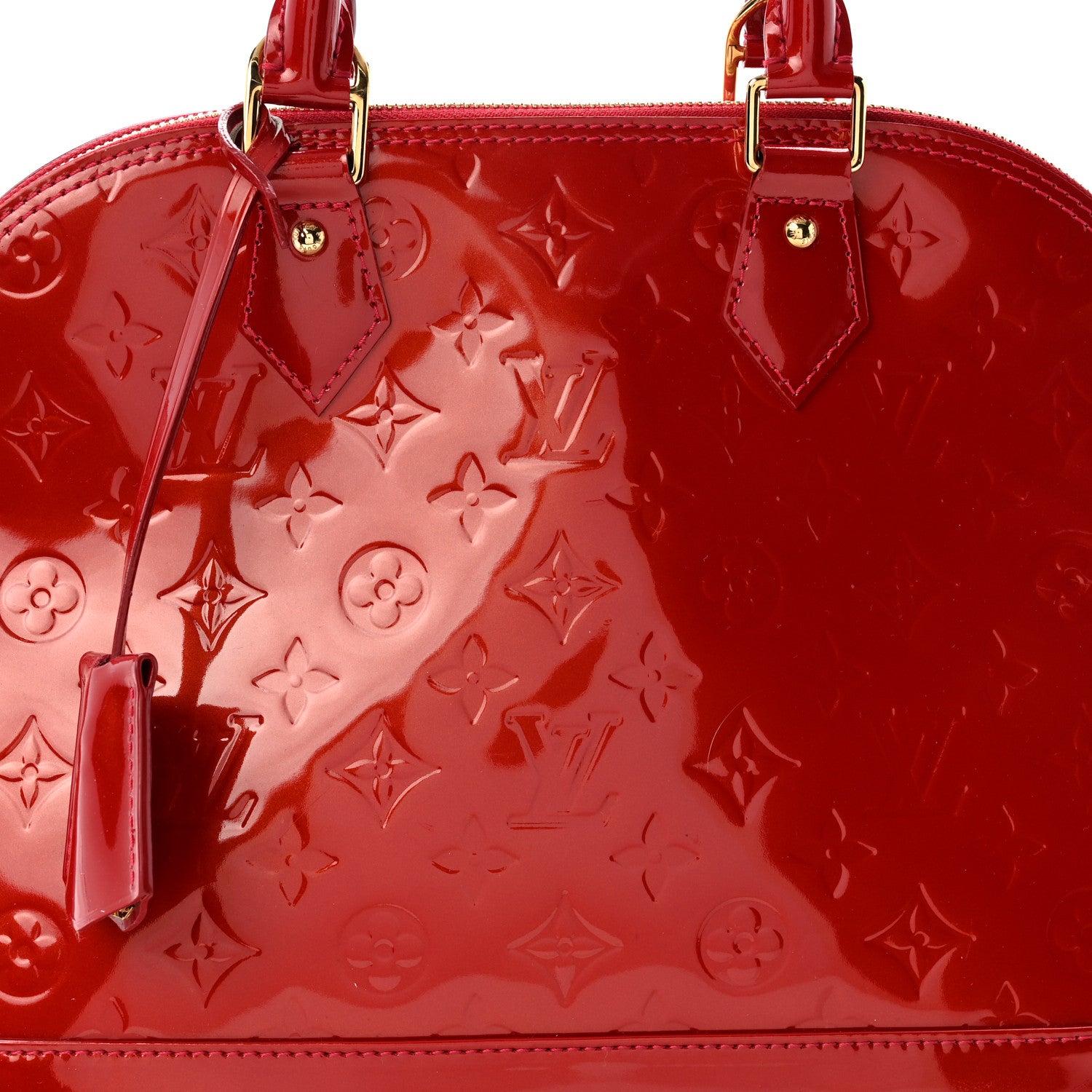 Louis Vuitton Vernis Alma PM  Pomme D'Amour 7 of 9