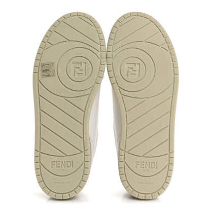 Fendi Vitello Logo Womens Low Top Sneakers 35.5 White 6 of 11