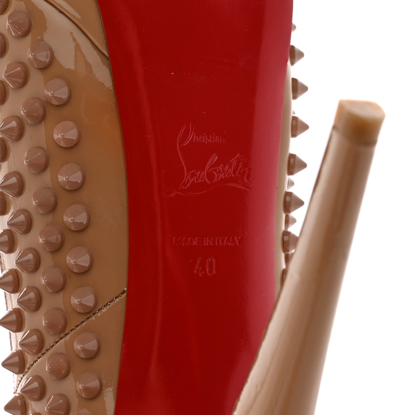 Patent Alti Spikes 140 Pumps 40 Nude