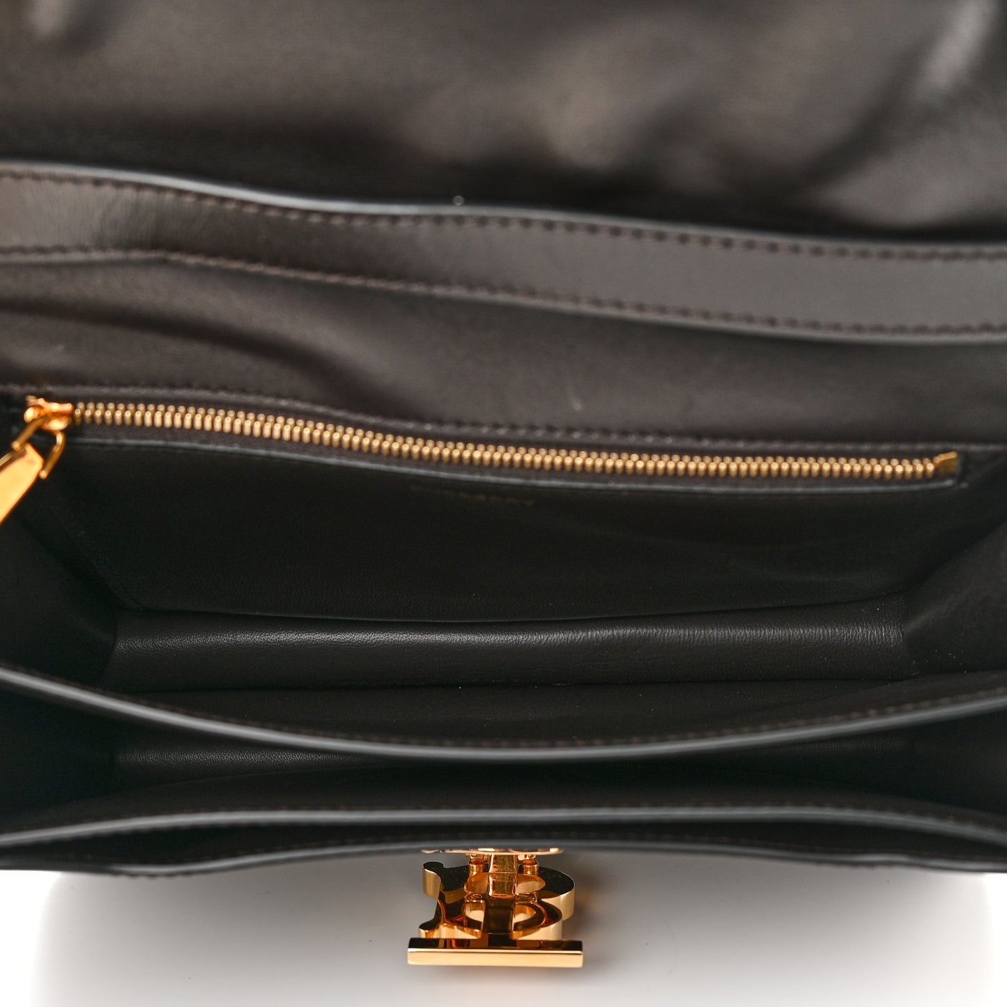 Calfskin Medium TB Bag Coffee