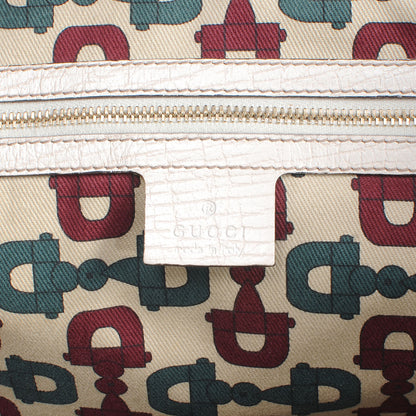 Gucci Monogram Medium Jolicoeur Tote White 6 of 7