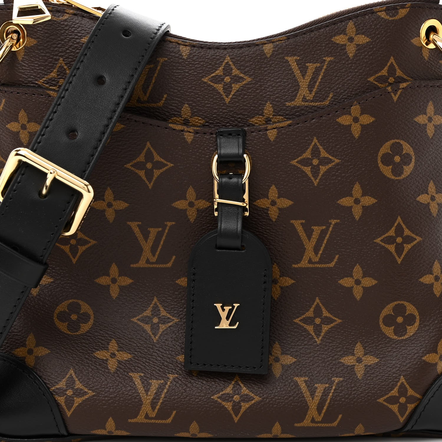 Louis Vuitton Monogram Odeon PM Black 7 of 9