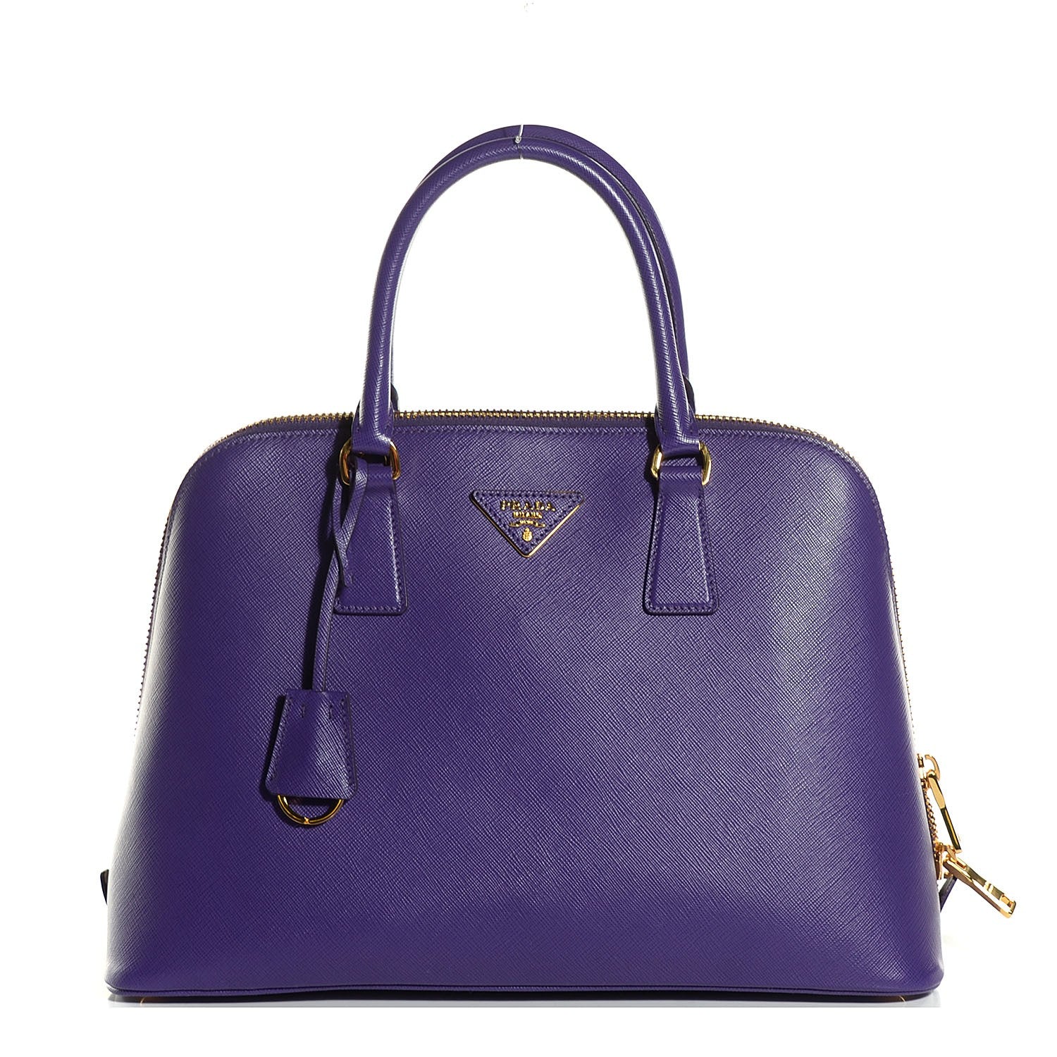 Prada Saffiano Lux Medium Promenade Tote Viola 1 of 10