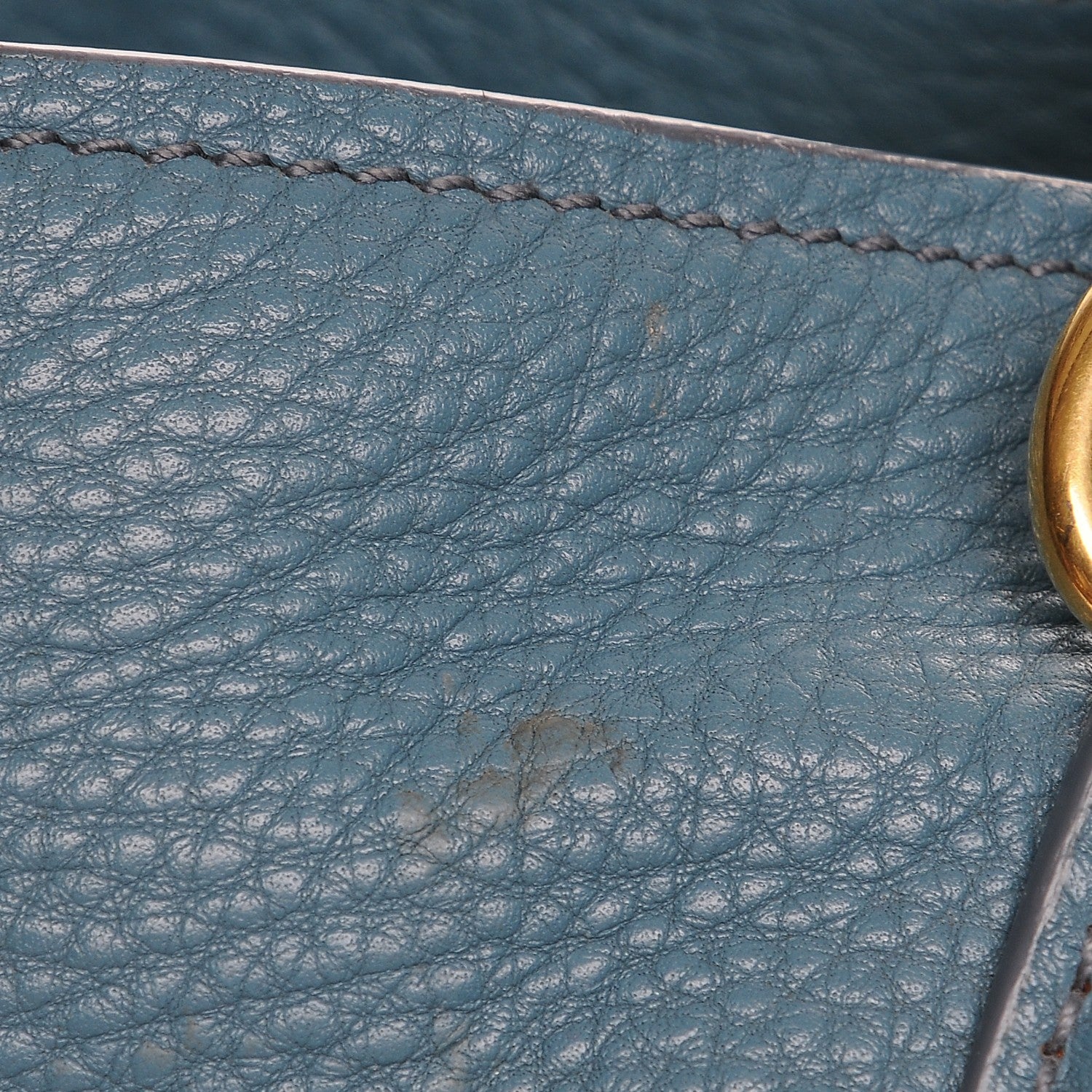 Prada Vitello Daino Shopping Tote Marine 10 of 16