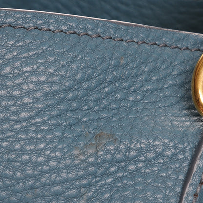 Prada Vitello Daino Shopping Tote Marine 10 of 16