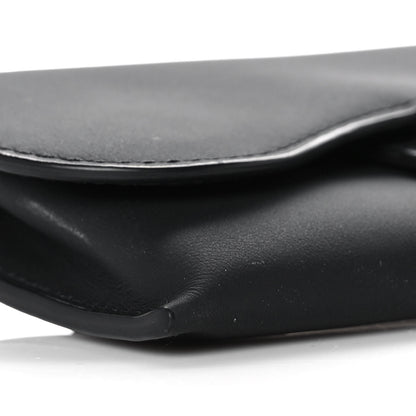 Christian Dior Ultra Matte Calfskin Nano Saddle Chain Pouch Black 10 of 12