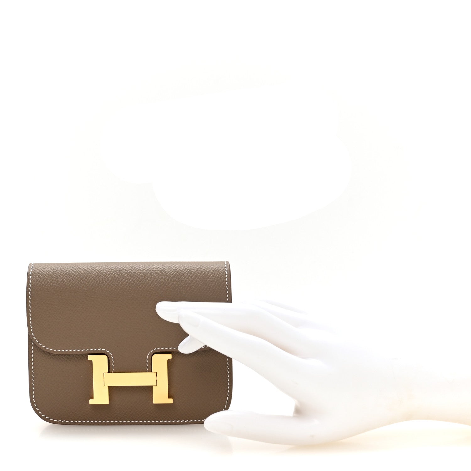 Hermes Epsom Constance Slim Wallet Etoupe 3 of 9