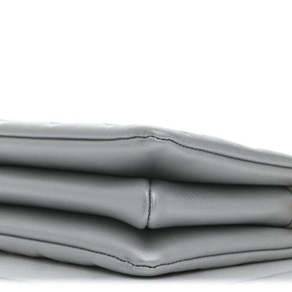 Louis Vuitton Lambskin Embossed Monogram Coussin BB Silver 9 of 12