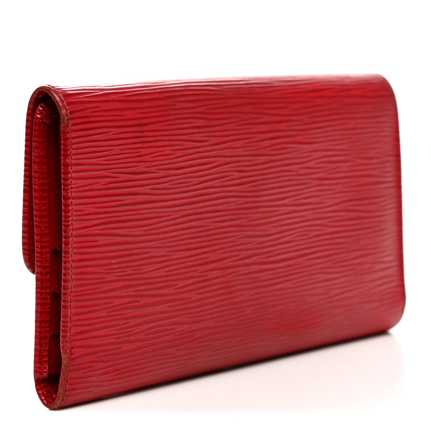 Louis Vuitton Epi Porte Tresor International Wallet Castillan Red 3 of 13