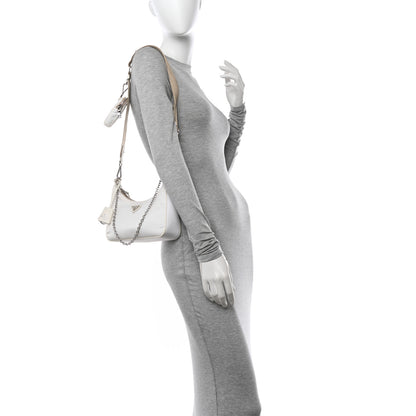 Prada Nylon Re-Edition 2005 Shoulder Bag White 2 of 11