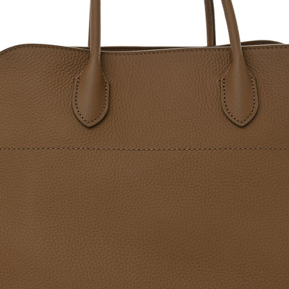 The Row Matte Grained Calfskin Soft Margaux 15 Taupe 7 of 10