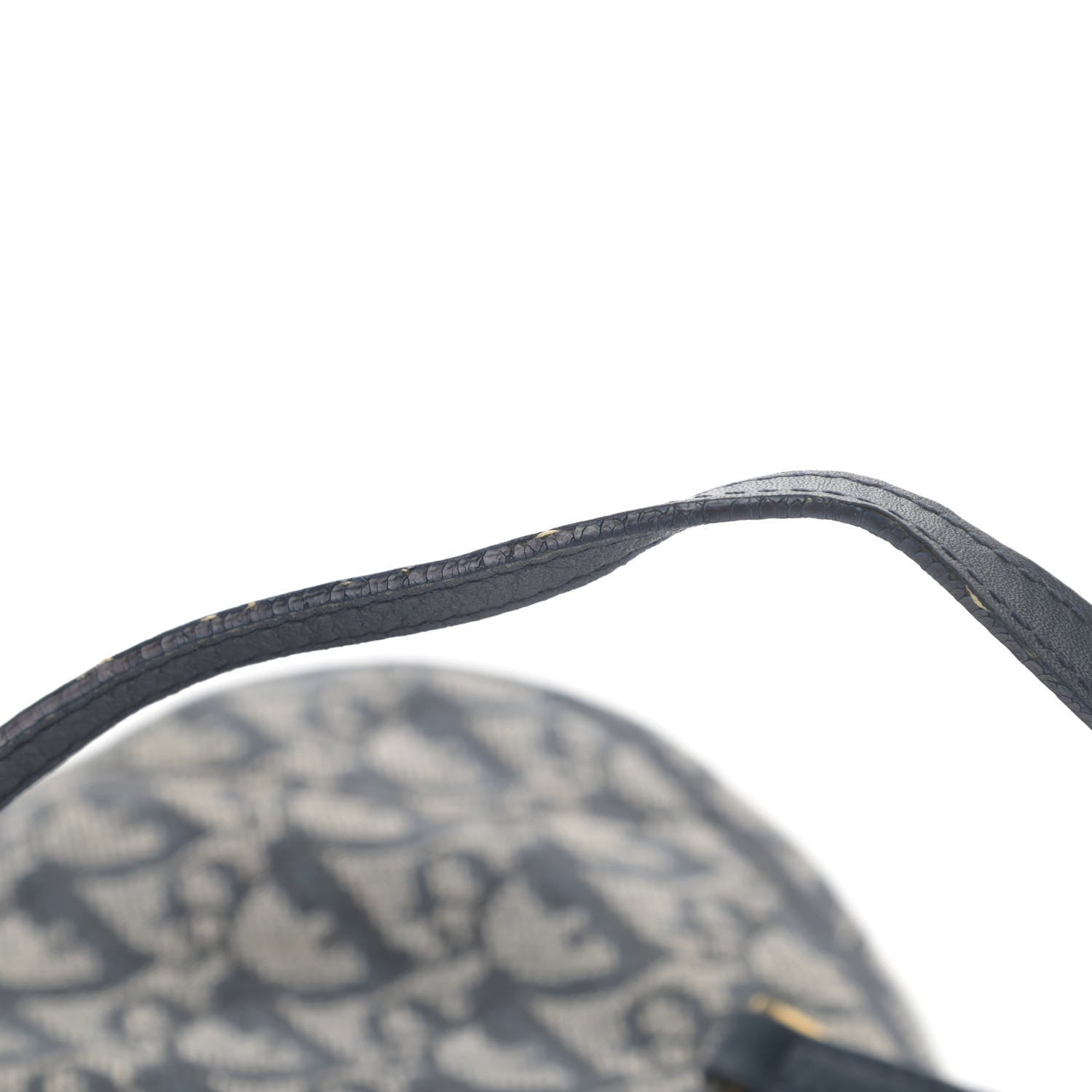 Christian Dior Monogram Mini Saddle Pochette Navy 5 of 6
