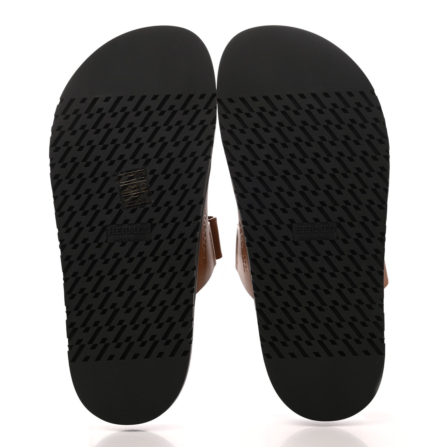 Hermes Calfskin Womens Chypre Sandals 38 Gold 5 of 9