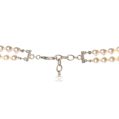 Chanel Graduated Pearl CC Long Necklace Gold 4 of 7
