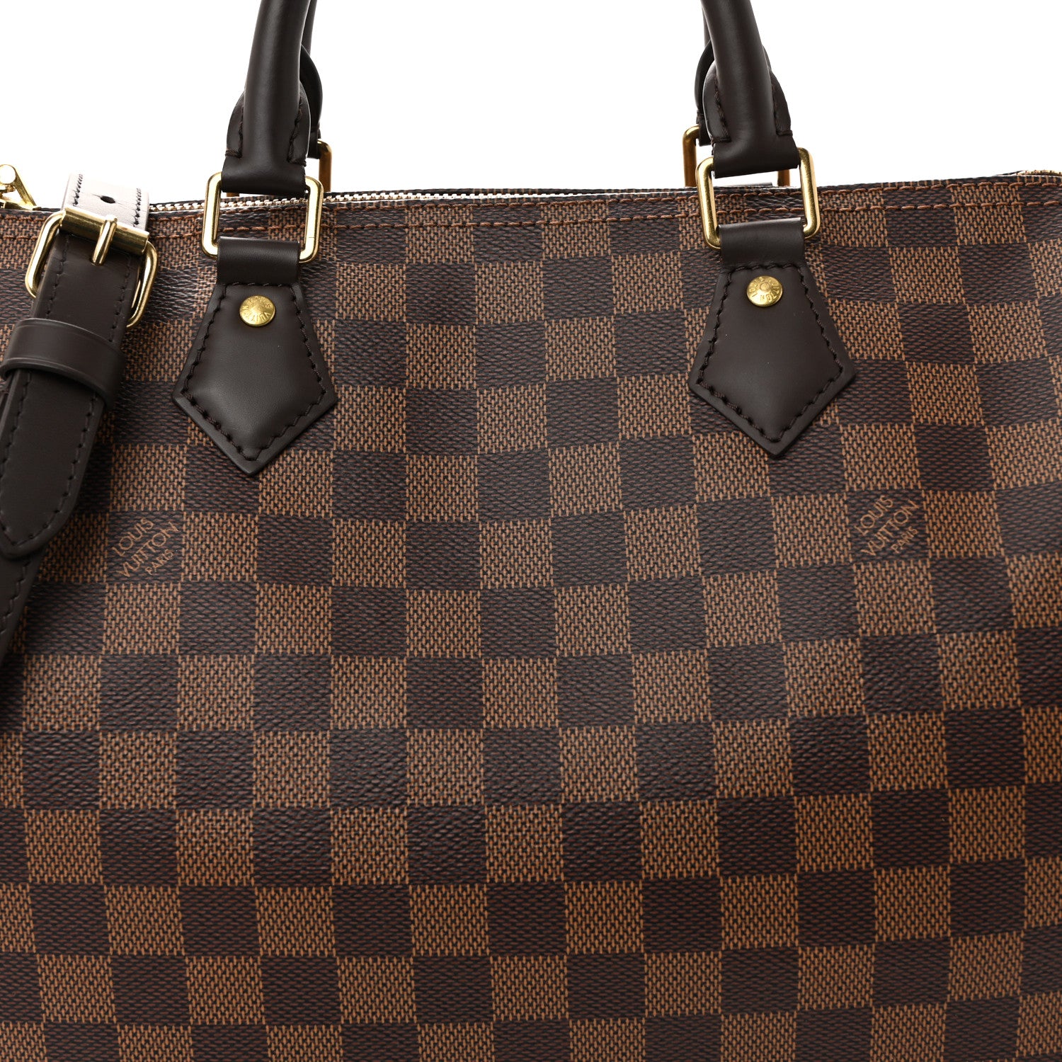 Louis Vuitton Damier Ebene Speedy Bandouliere 30 7 of 9