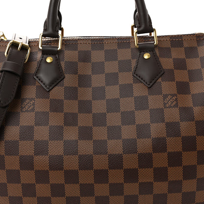 Louis Vuitton Damier Ebene Speedy Bandouliere 30 7 of 9