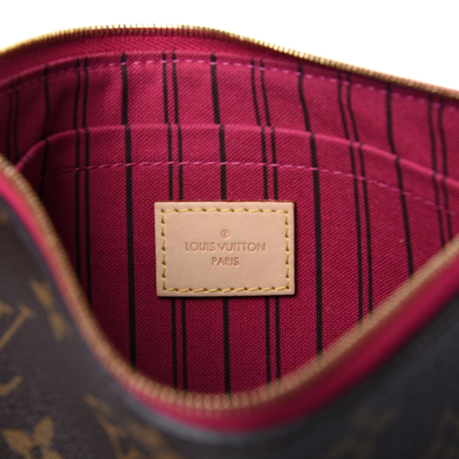 Louis Vuitton Monogram Neverfull MM GM Pochette Pivoine 7 of 9