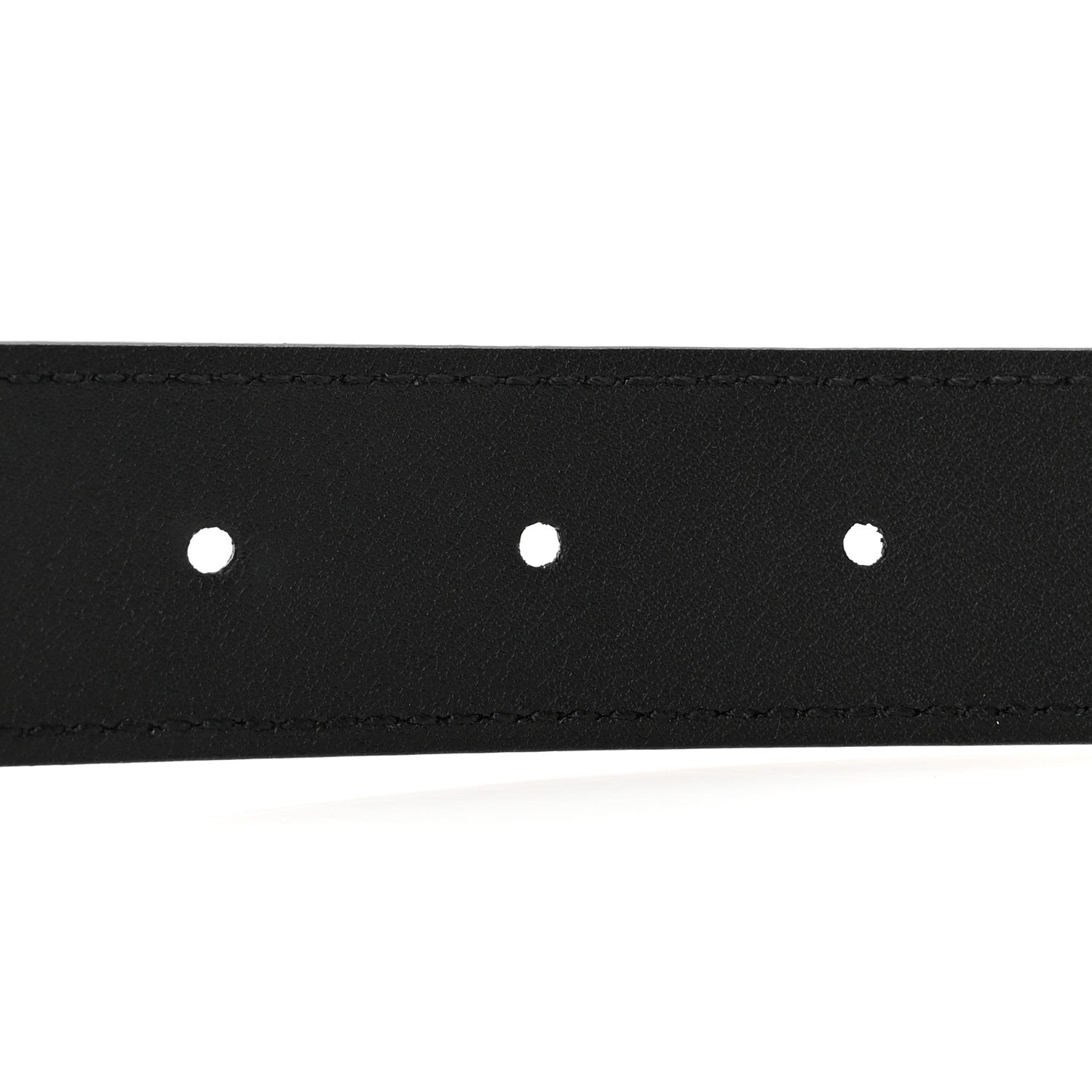 Gucci Calfskin Double G 30mm Belt 80 32 Black 4 of 5