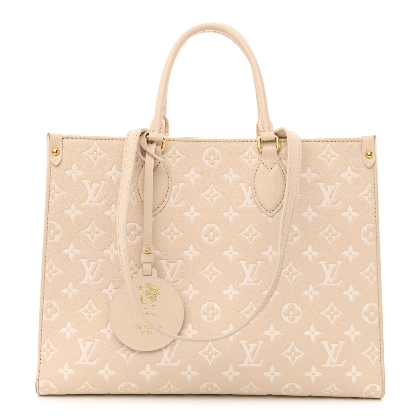 Empreinte Monogram Spring In The City Onthego MM Beige Pink Yellow