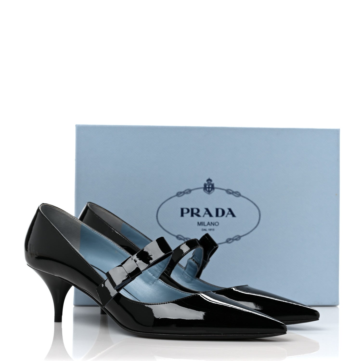 Prada Vernice Mary Jane pumps 39.5 Black 10 of 10