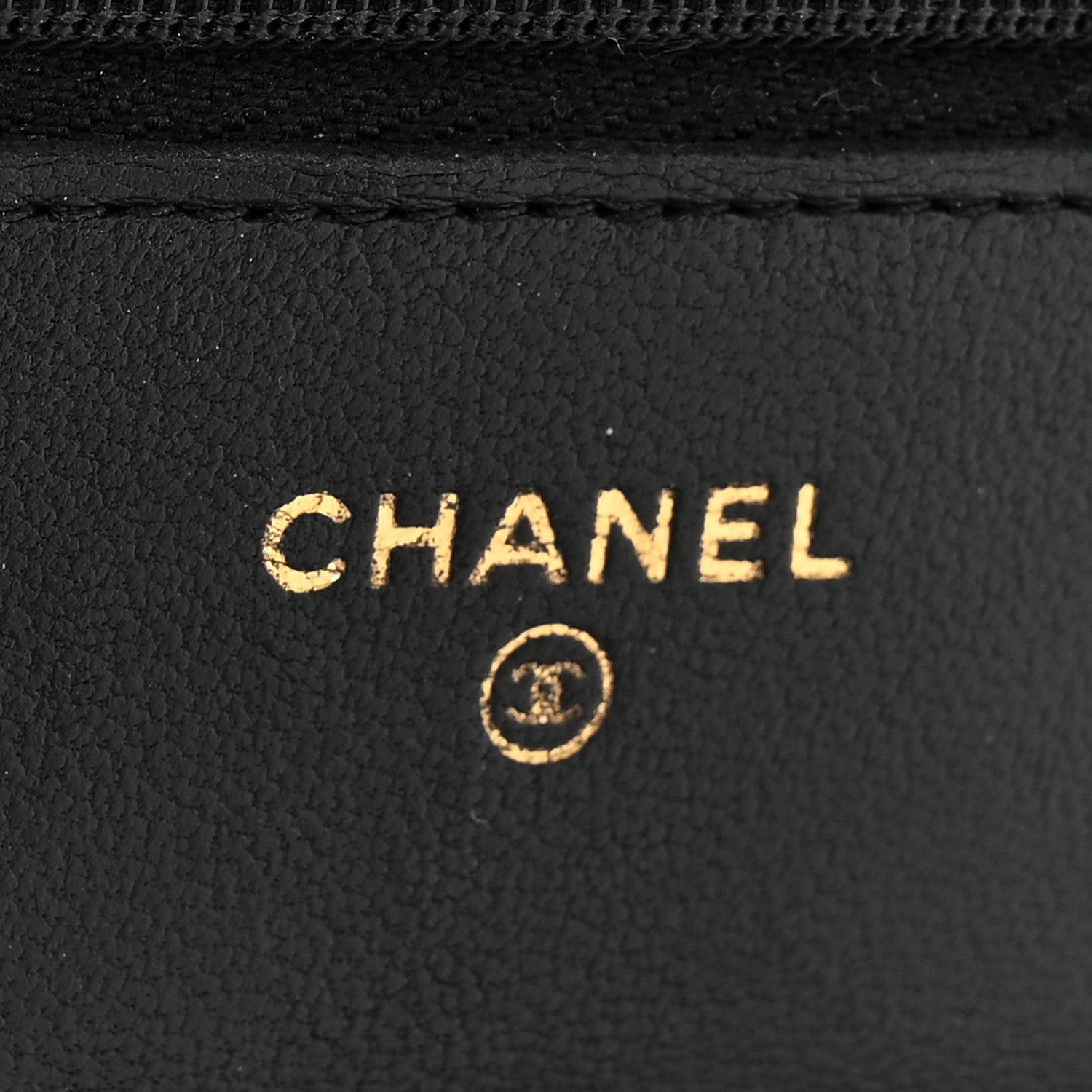Chanel Lambskin Quilted Wallet On Chain WOC Black 5 of 12