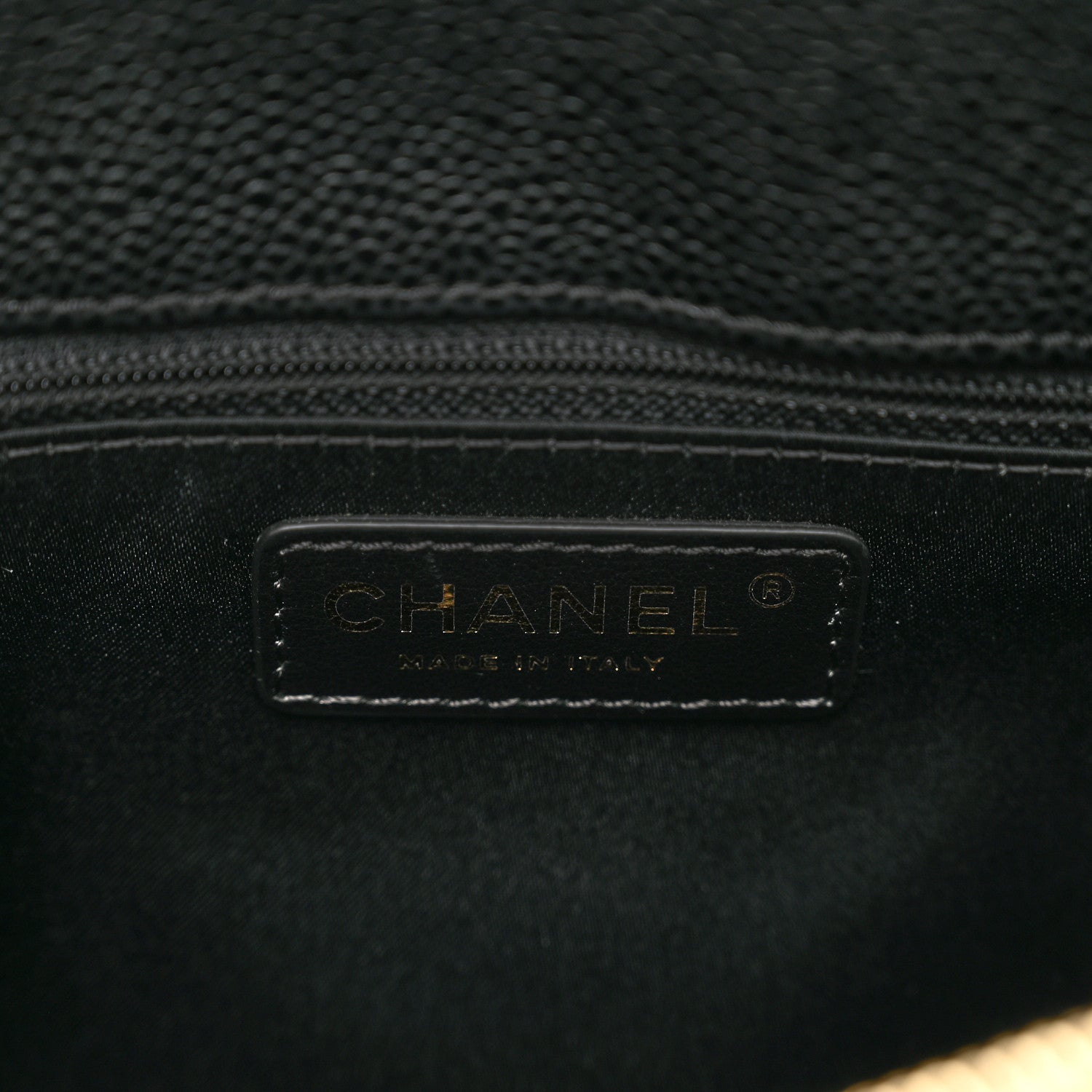 Chanel Caviar Quilted Grand Shopping Tote GST Black 7 of 10
