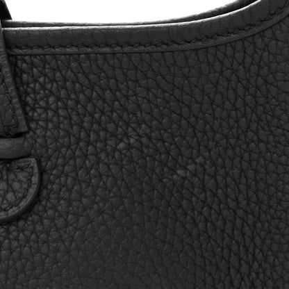 Hermes Taurillon Clemence Evelyne TPM Black 11 of 12