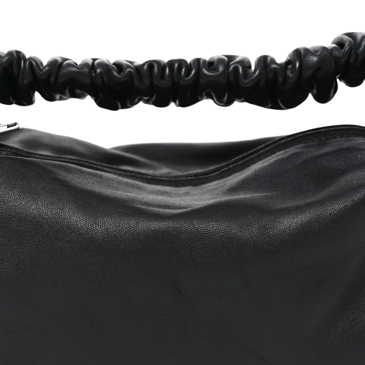 Alexander Wang Lambskin Mini Scrunchie Bag Black 7 of 9