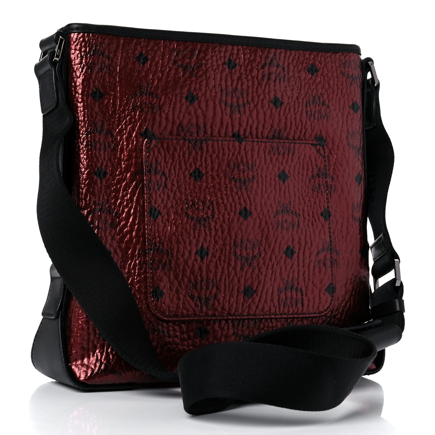 MCM Metallic Visetos Messenger Scooter Red 3 of 9