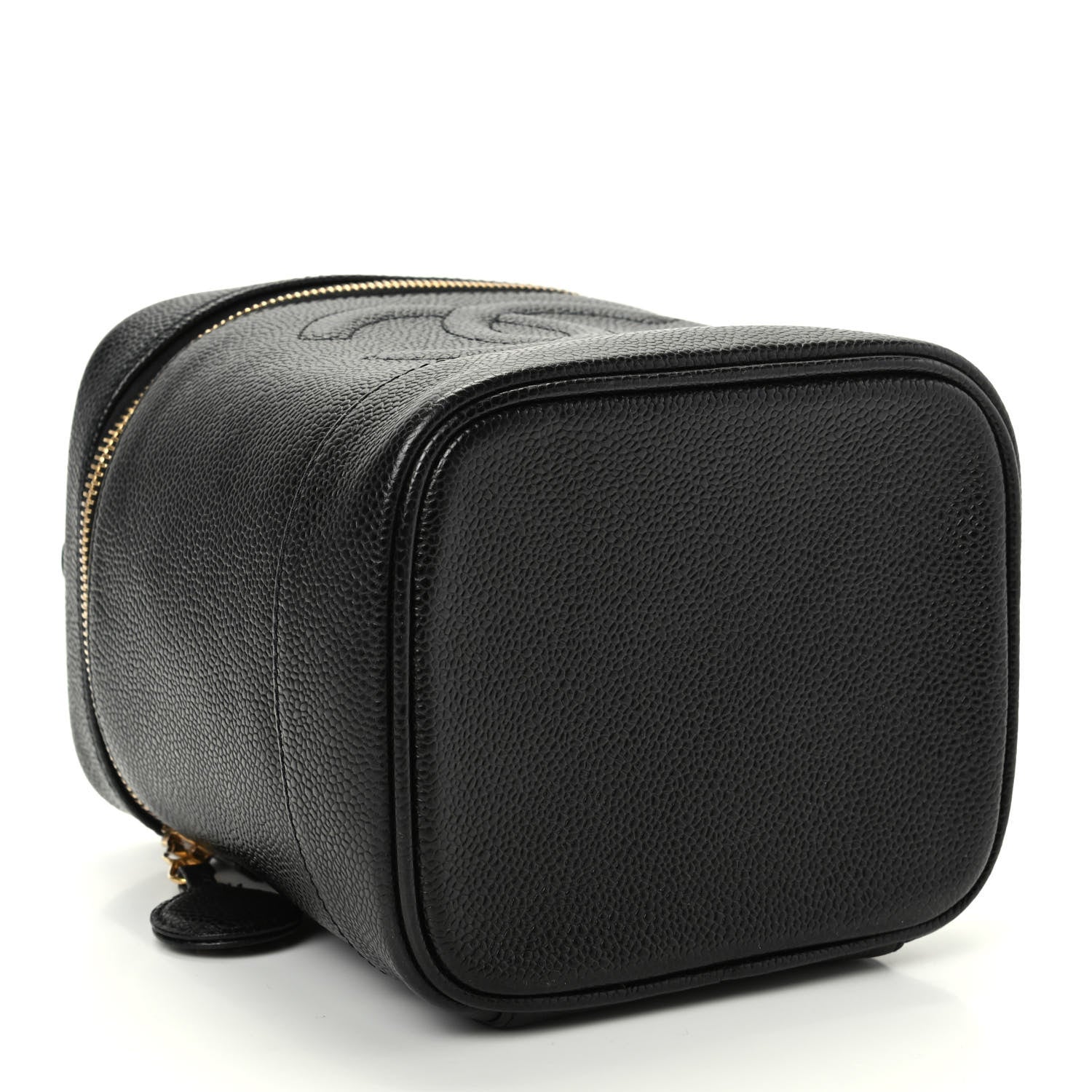 Chanel Caviar Vanity Cosmetic Case Black 4 of 10