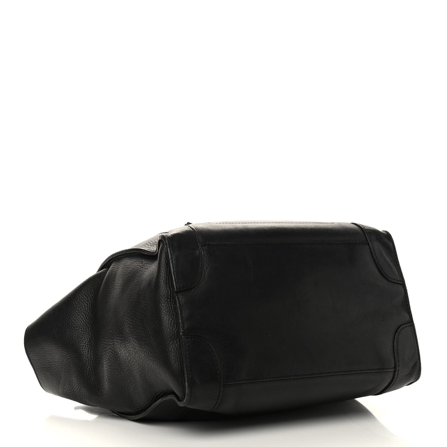 Smooth Calfskin Medium Phantom Luggage Black