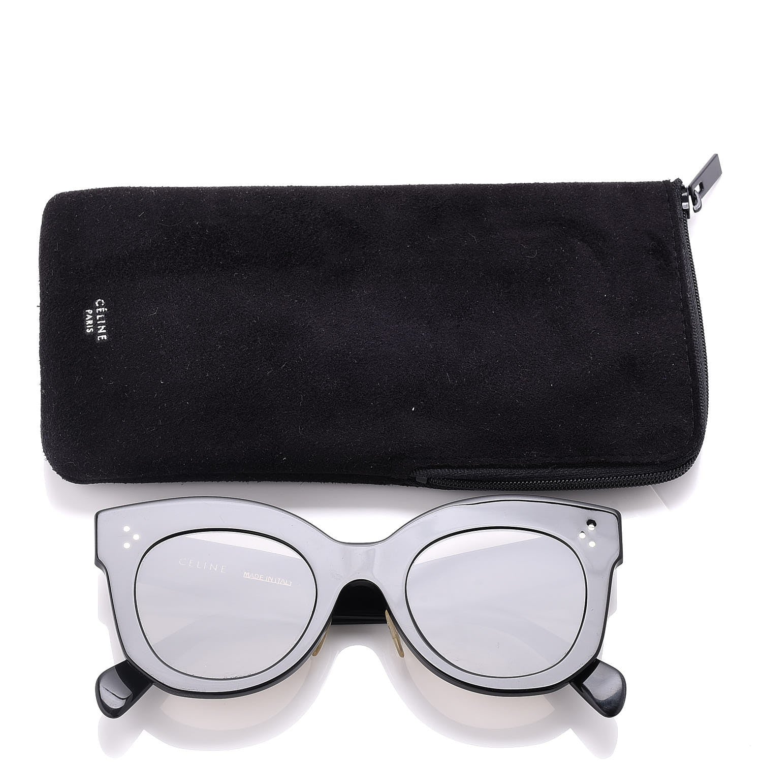 Celine Chris Sunglasses CL 41443/S Black 7 of 7