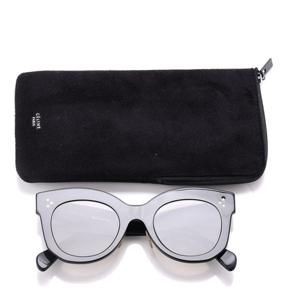 Celine Chris Sunglasses CL 41443/S Black 7 of 7