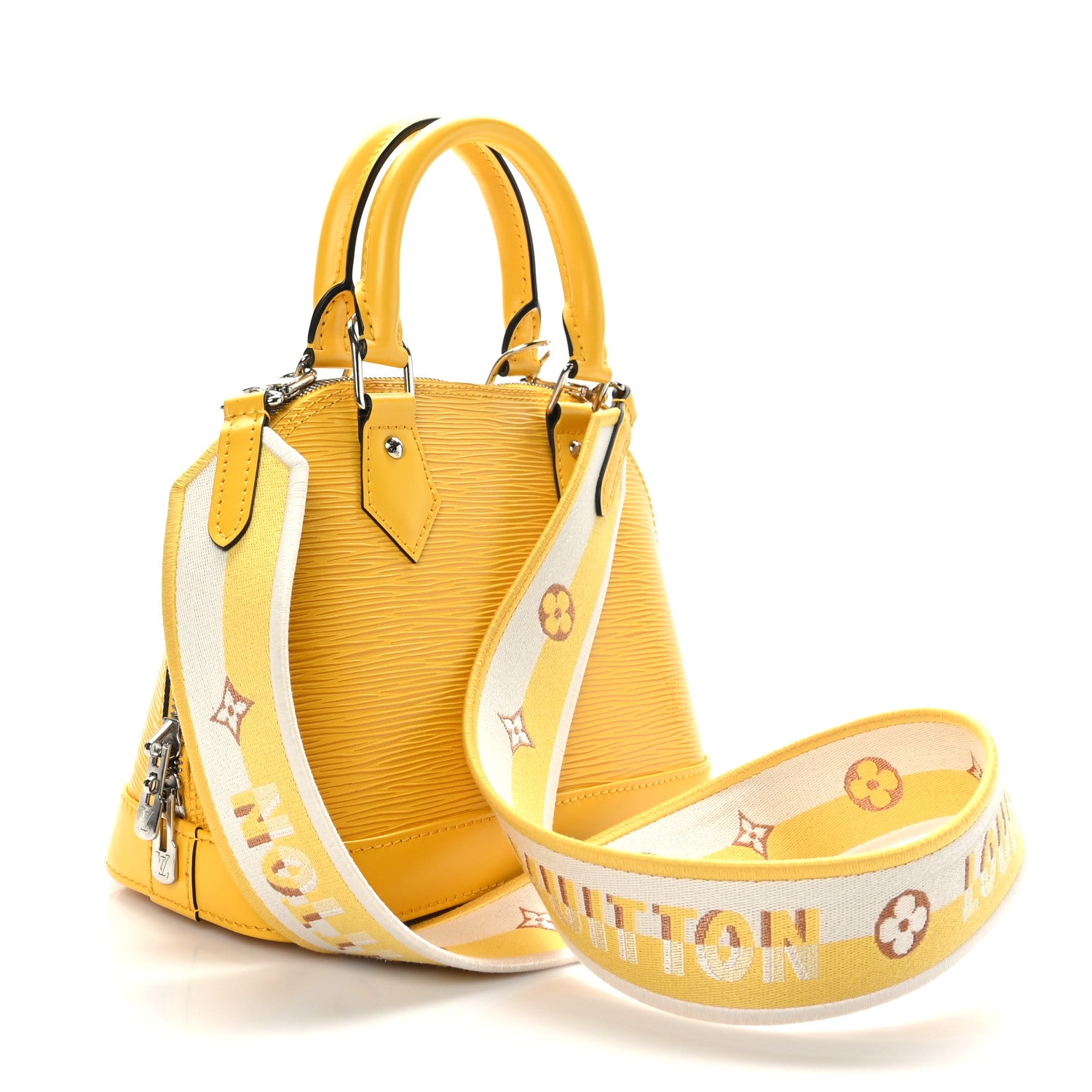 Louis Vuitton Epi Jacquard Alma BB Sunflower 3 of 9