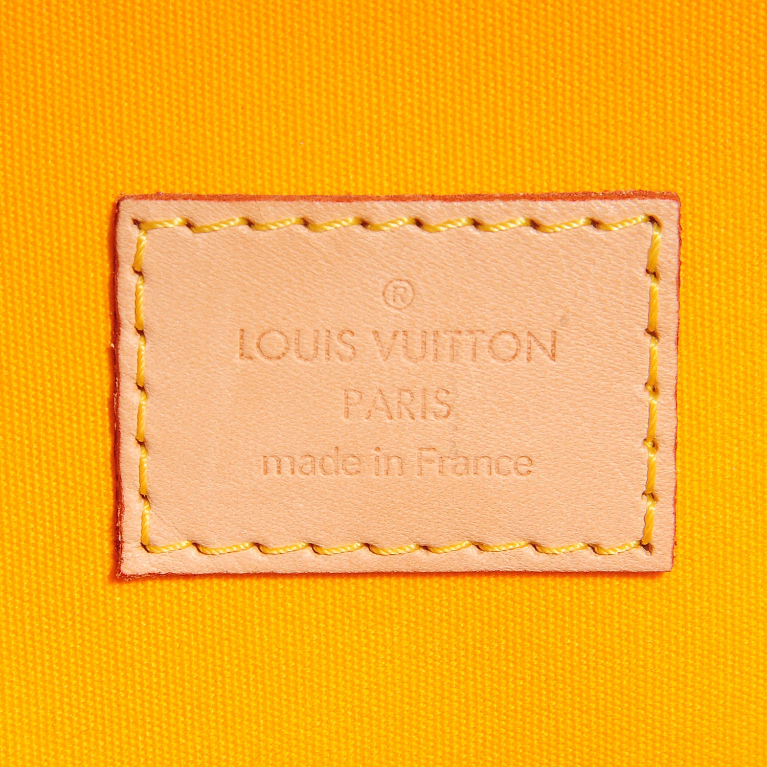 Louis Vuitton Vernis Alma PM Jaune Passion 6 of 7