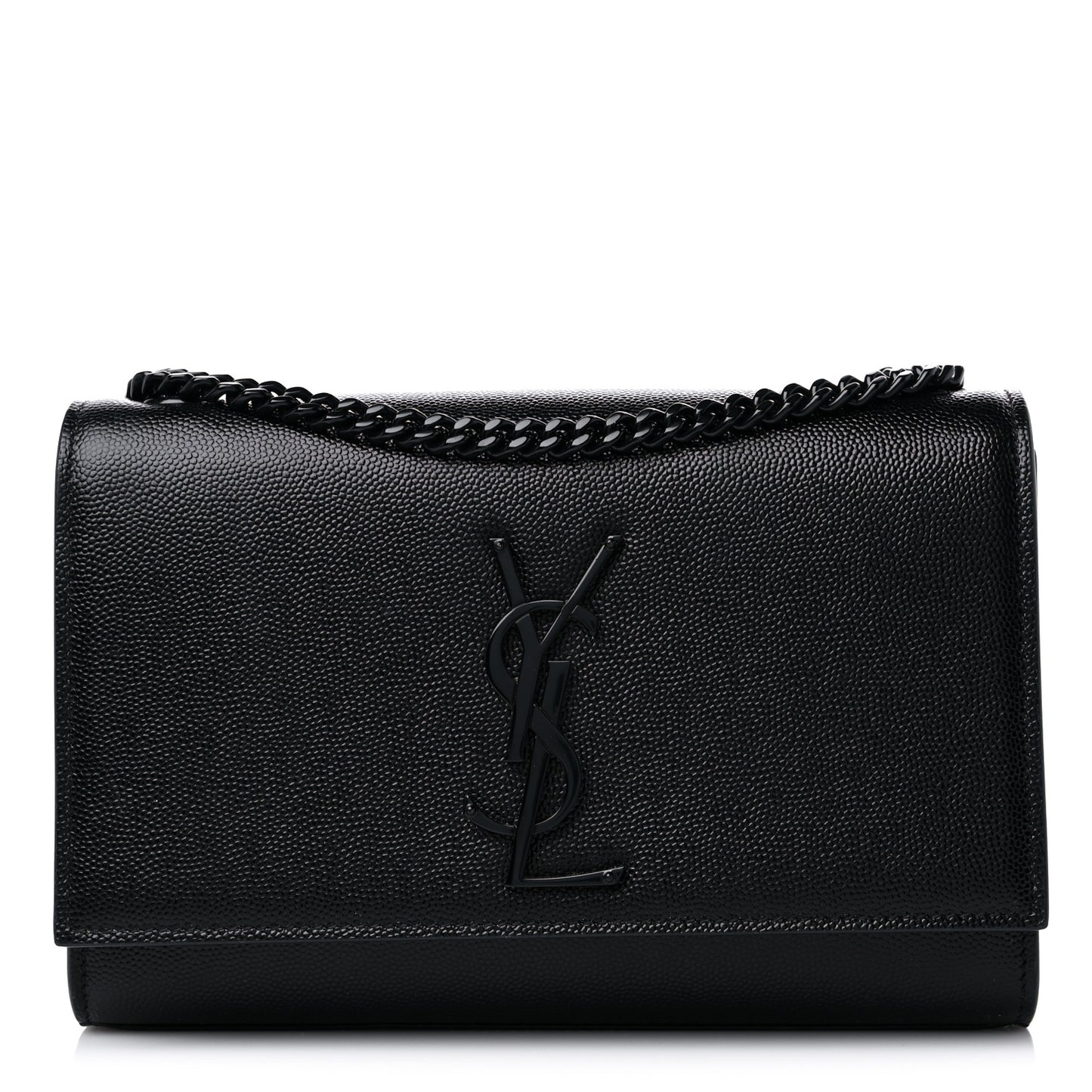 Grain De Poudre Small Monogram Kate Satchel Black