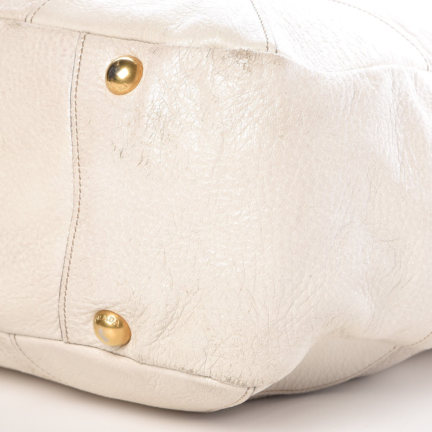 Prada Cervo Lux Chain Shoulder Bag Talco 15 of 18