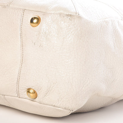 Prada Cervo Lux Chain Shoulder Bag Talco 15 of 18