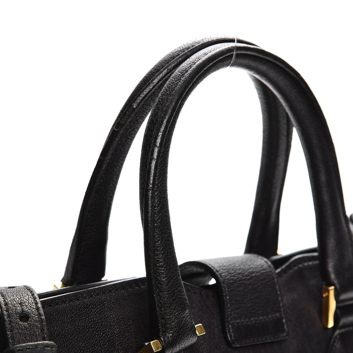Saint Laurent Sheepskin Small Cabas ChYc Black 9 of 9