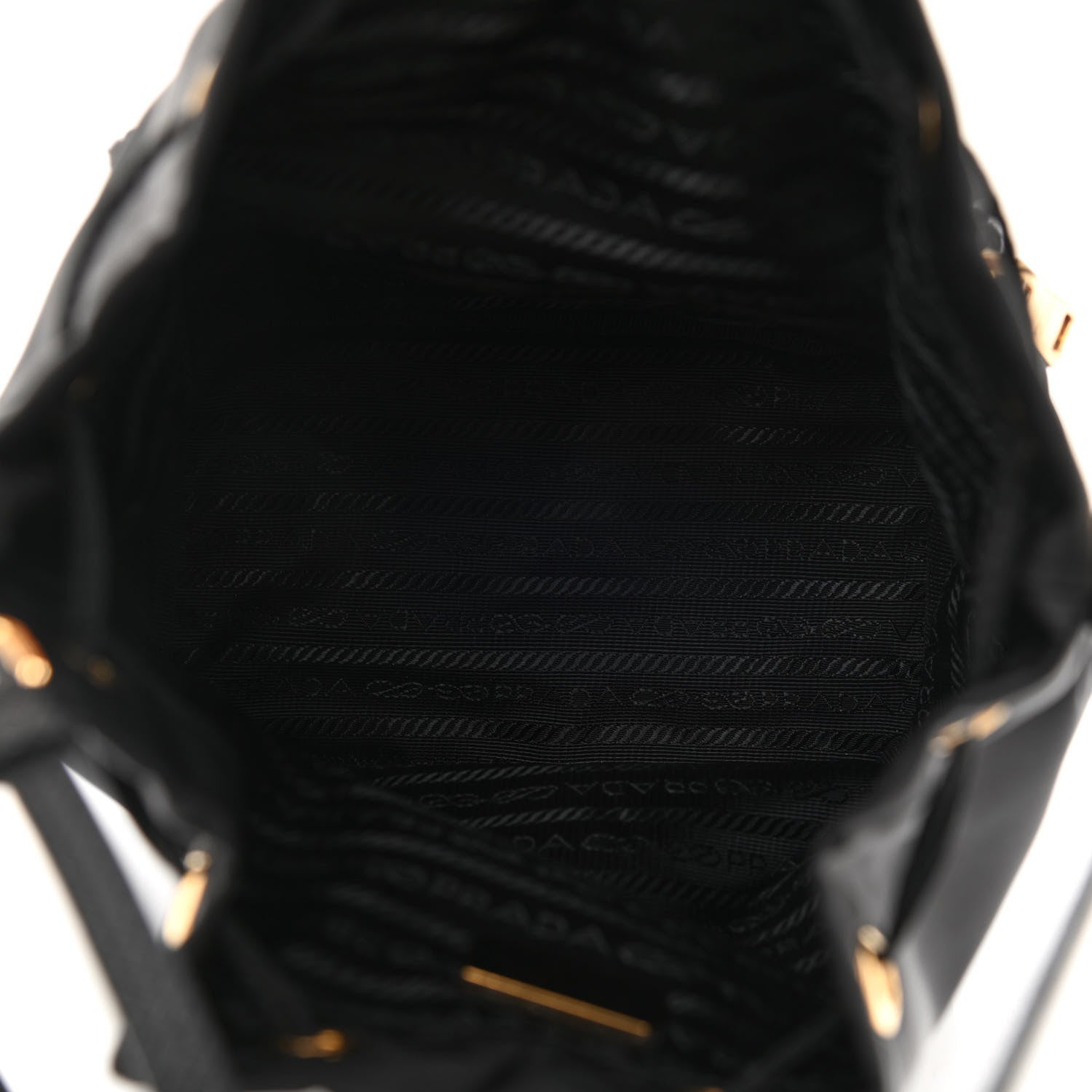 Prada Re-Nylon Duet Drawstring Shoulder Bag Black 5 of 9