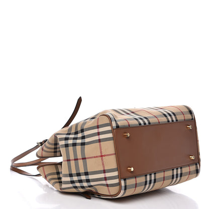 Burberry Horseferry Check Small Canterbury Tote Honey 4 of 9
