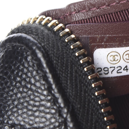 Chanel Caviar Quilted Key Holder Case Black 7 of 8