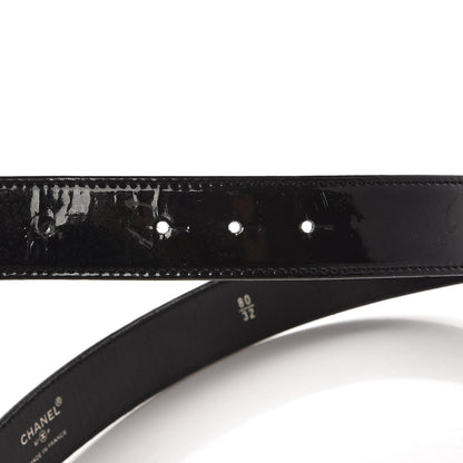 Chanel Patent Resin CC Belt 80 32 Black Multicolor 7 of 8