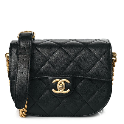Chanel Caviar Quilted Moon Messenger Black 1 of 9