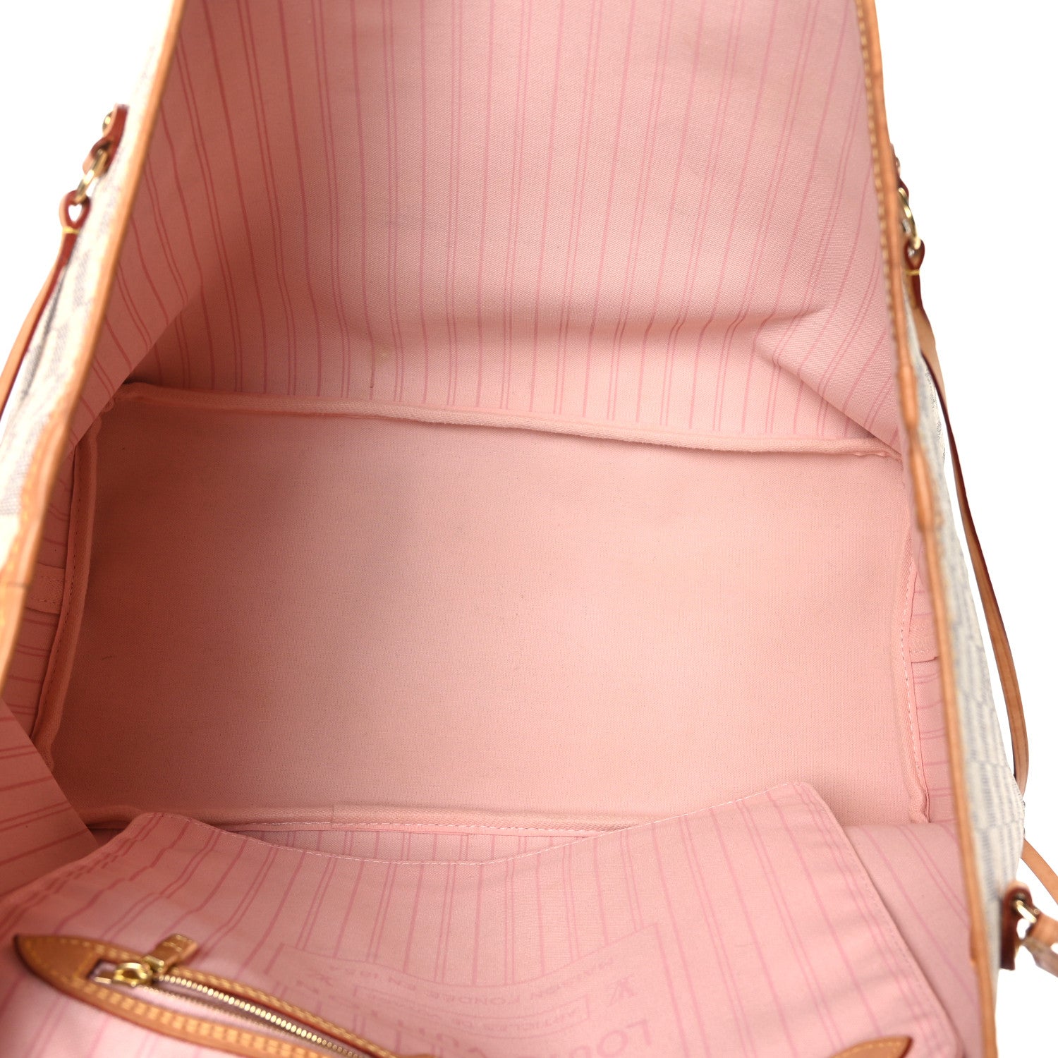 Louis Vuitton Damier Azur Neo Neverfull GM Rose Ballerine 5 of 8