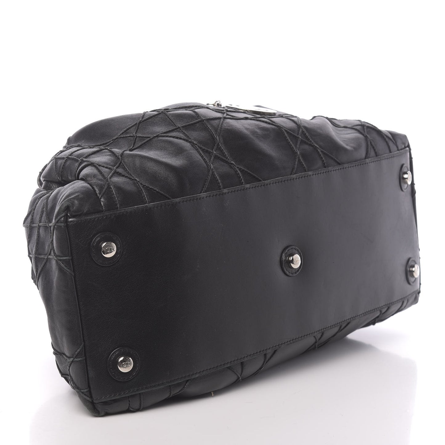 Lambskin Cannage Medium Le Trente Tote Black