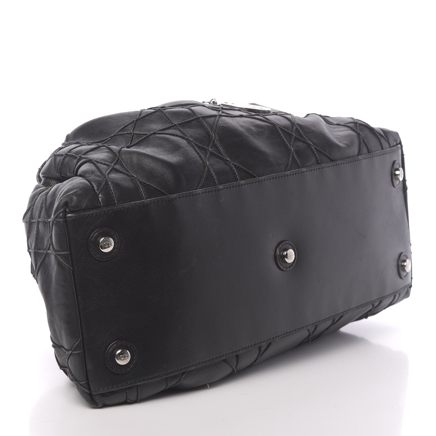 Christian Dior Lambskin Cannage Medium Le Trente Tote Black 4 of 21