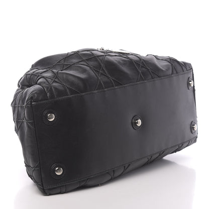 Christian Dior Lambskin Cannage Medium Le Trente Tote Black 4 of 21